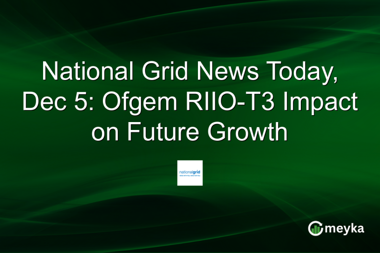 National Grid News Today, Dec 5: Ofgem RIIO-T3 Impact on Future Growth