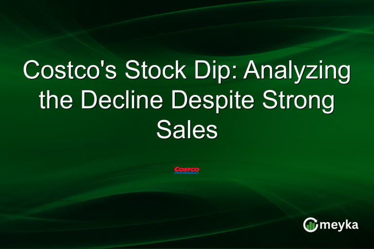 Costco's Stock Dip: Analyzing the Decline Despite Strong Sales