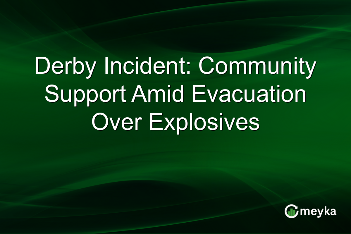Derby Incident: Community Support Amid Evacuation Over Explosives