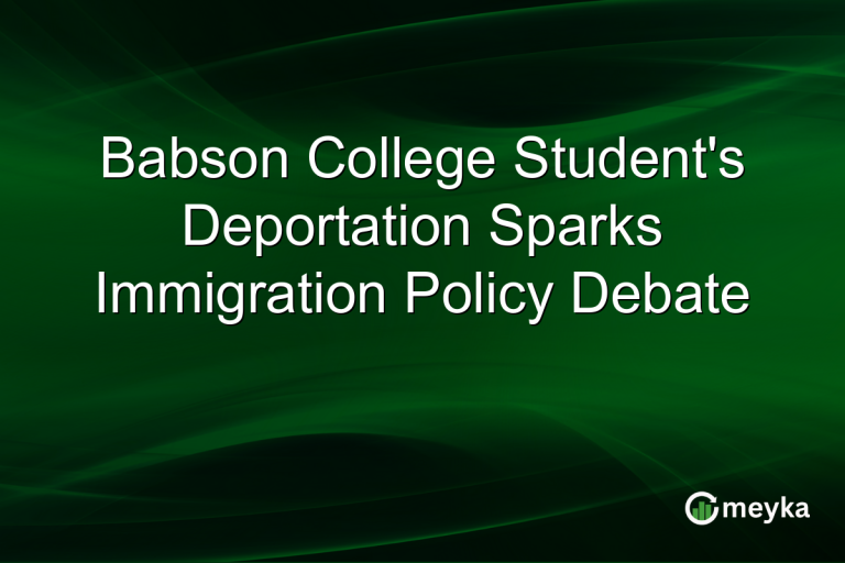Babson College Student's Deportation Sparks Immigration Policy Debate