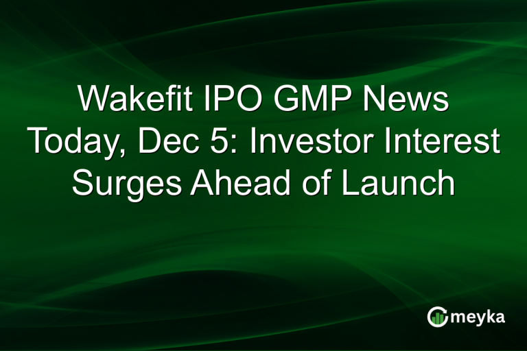 Wakefit IPO GMP News Today, Dec 5: Investor Interest Surges Ahead of Launch