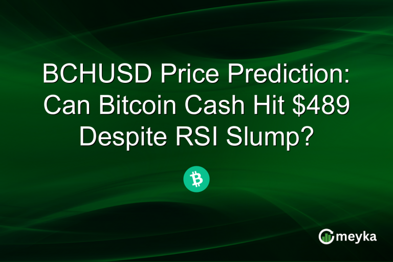 BCHUSD Price Prediction: Can Bitcoin Cash Hit $489 Despite RSI Slump?