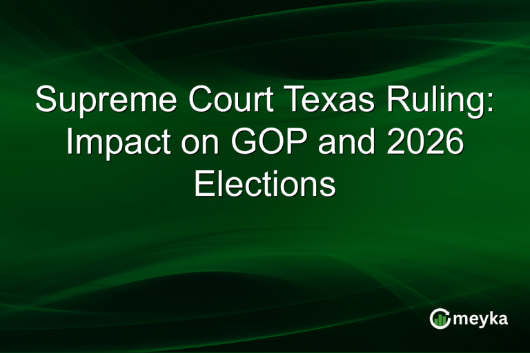 Supreme Court Texas Ruling: Impact on GOP and 2026 Elections