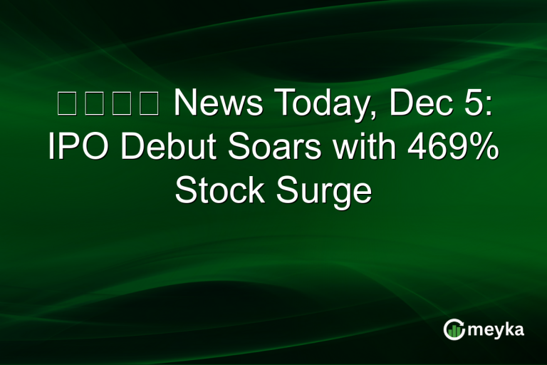 摩尔线程 News Today, Dec 5: IPO Debut Soars with 469% Stock Surge