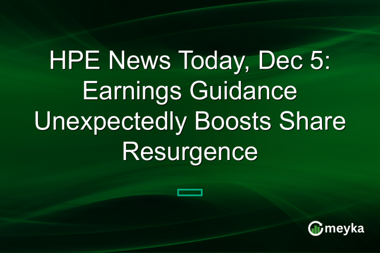 HPE News Today, Dec 5: Earnings Guidance Unexpectedly Boosts Share Resurgence