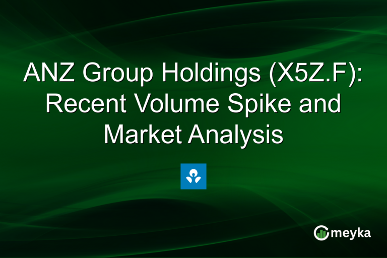 ANZ Group Holdings (X5Z.F): Recent Volume Spike and Market Analysis