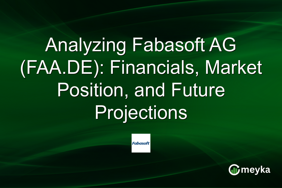 Analyzing Fabasoft AG (FAA.DE): Financials, Market Position, and Future Projections