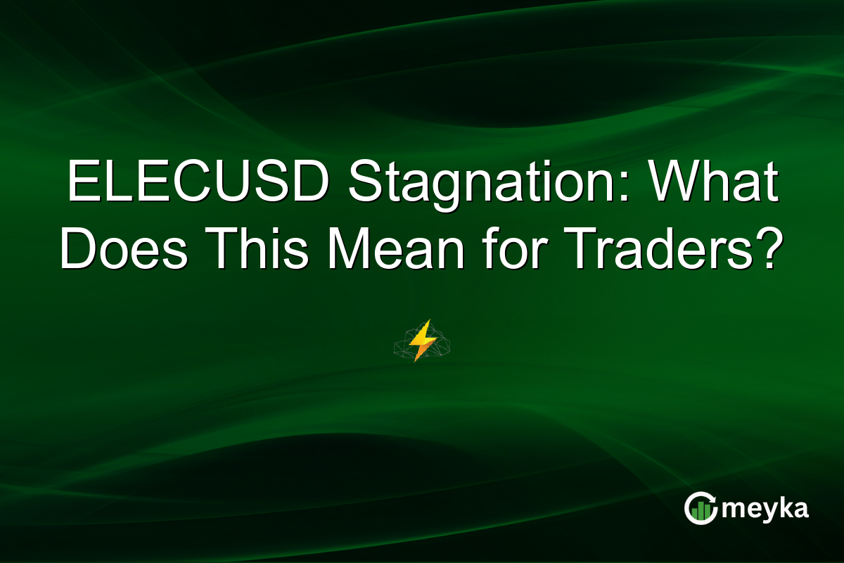 ELECUSD Stagnation: What Does This Mean for Traders?