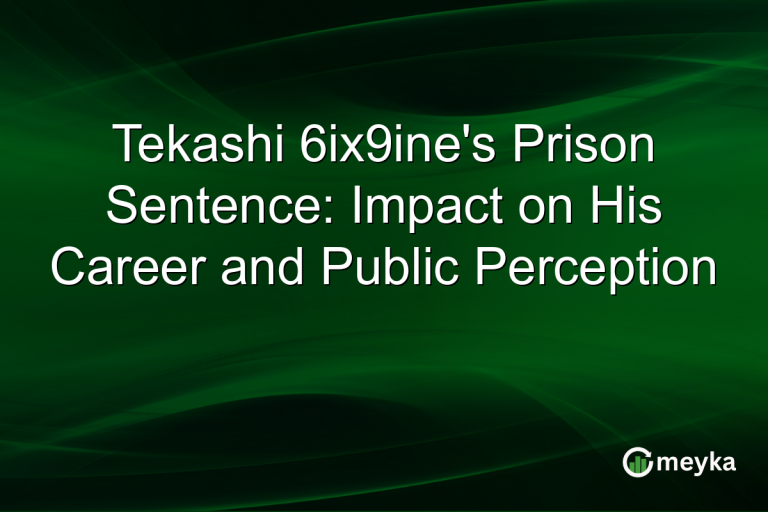 Tekashi 6ix9ine's Prison Sentence: Impact on His Career and Public Perception