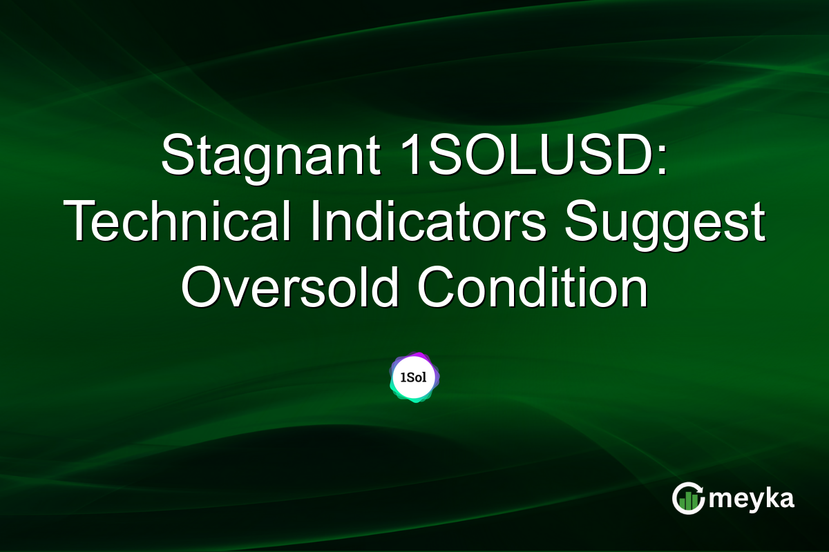 Stagnant 1SOLUSD: Technical Indicators Suggest Oversold Condition