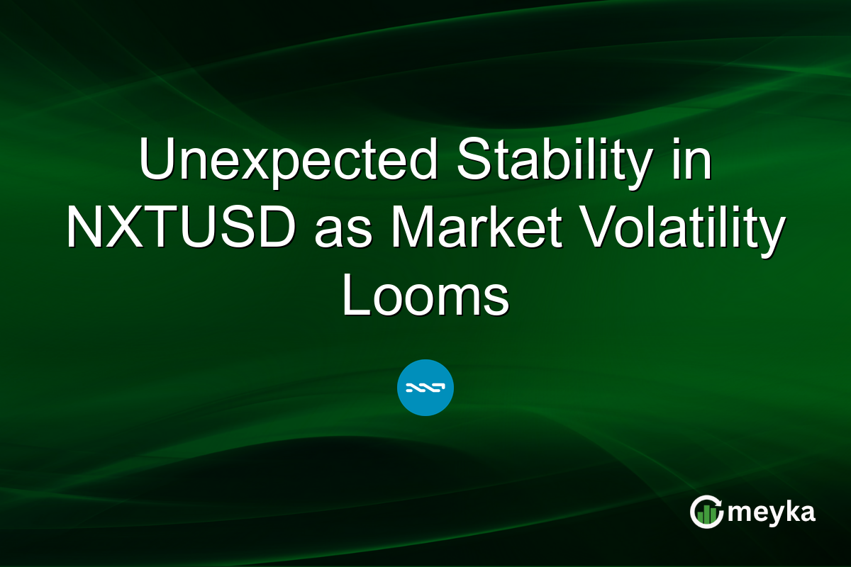 Unexpected Stability in NXTUSD as Market Volatility Looms