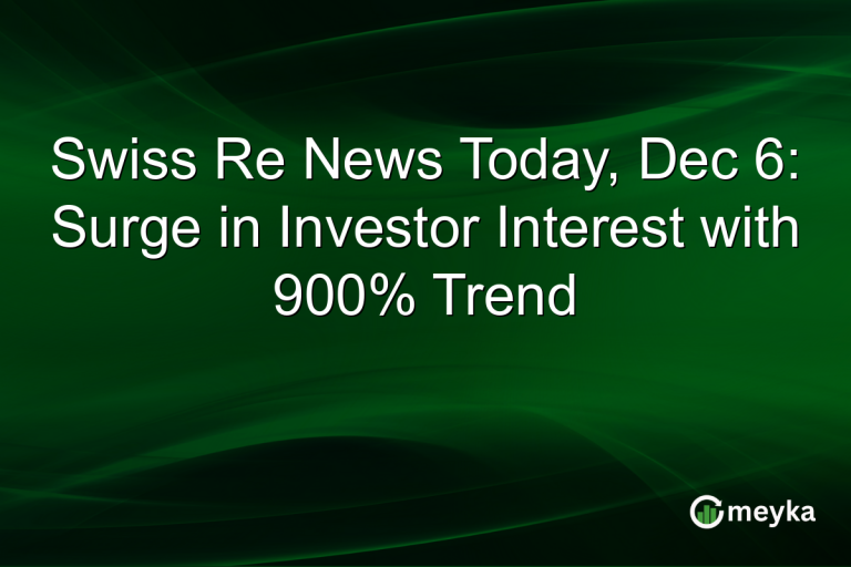 Swiss Re News Today, Dec 6: Surge in Investor Interest with 900% Trend