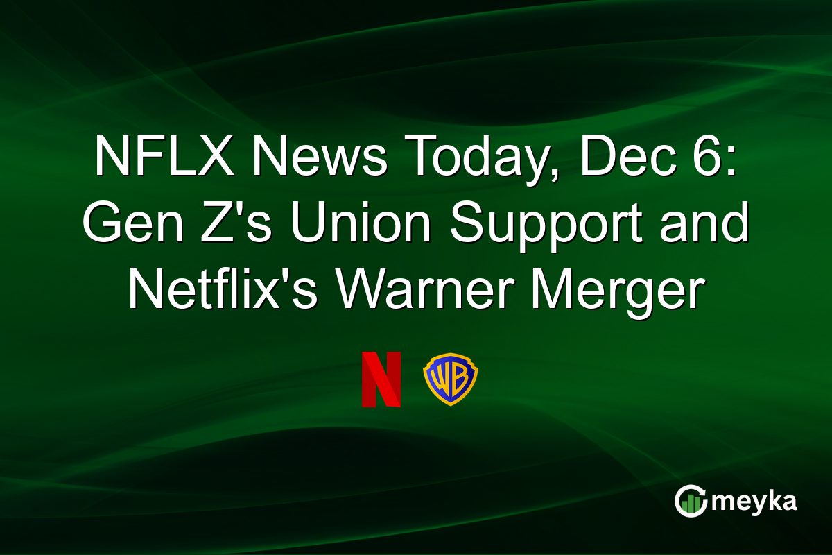 NFLX News Today, Dec 6: Gen Z's Union Support and Netflix's Warner Merger