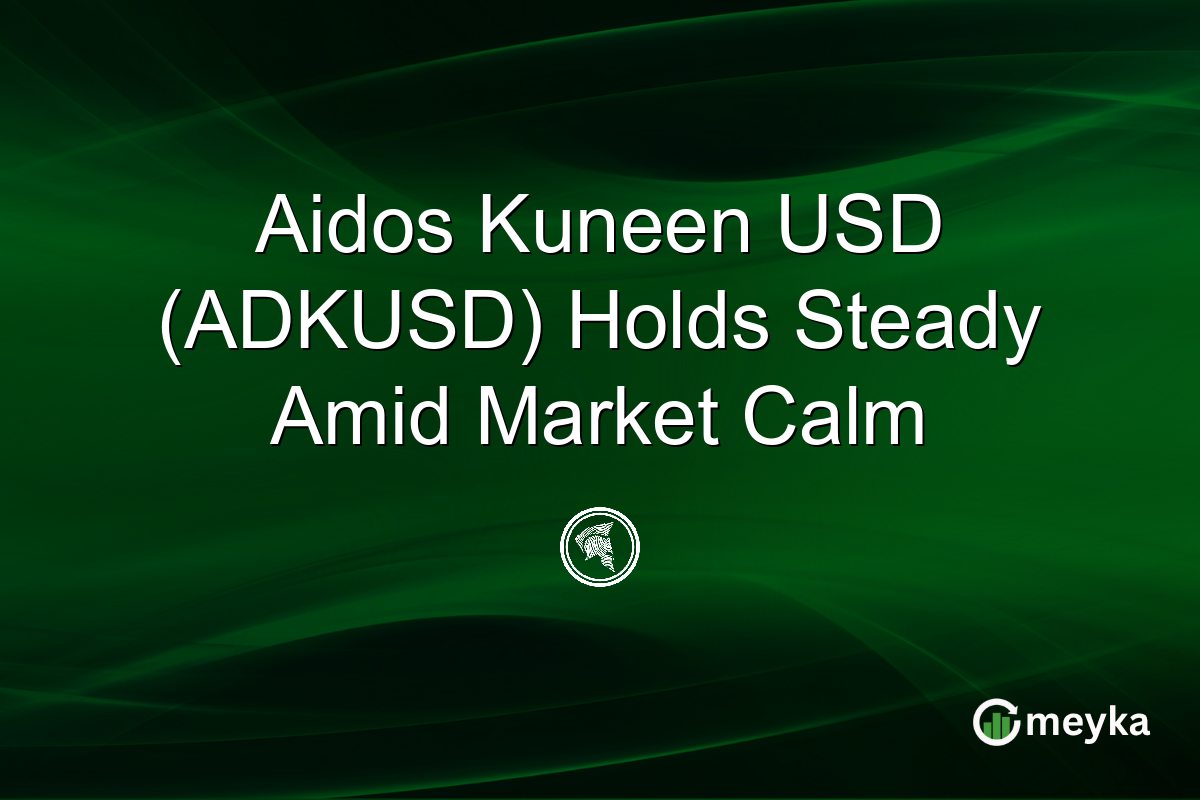 Aidos Kuneen USD (ADKUSD) Holds Steady Amid Market Calm
