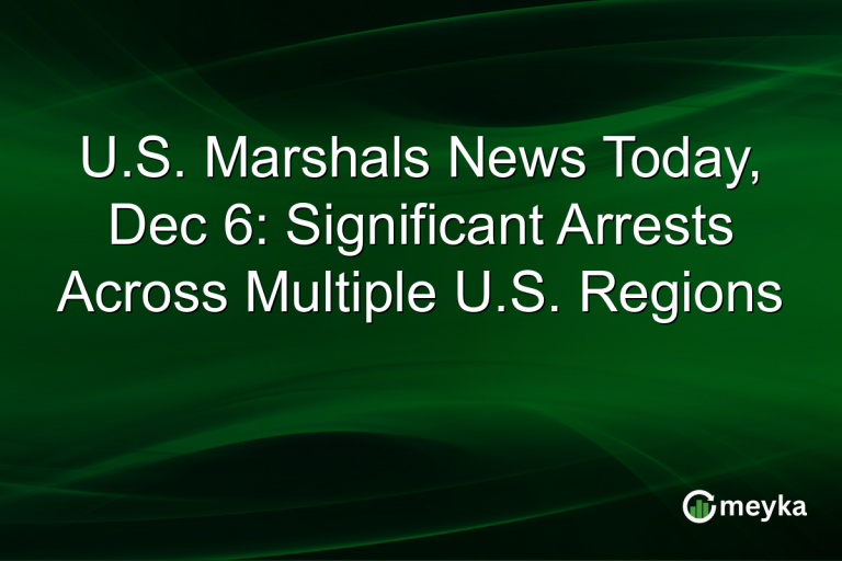 U.S. Marshals News Today, Dec 6: Significant Arrests Across Multiple U.S. Regions