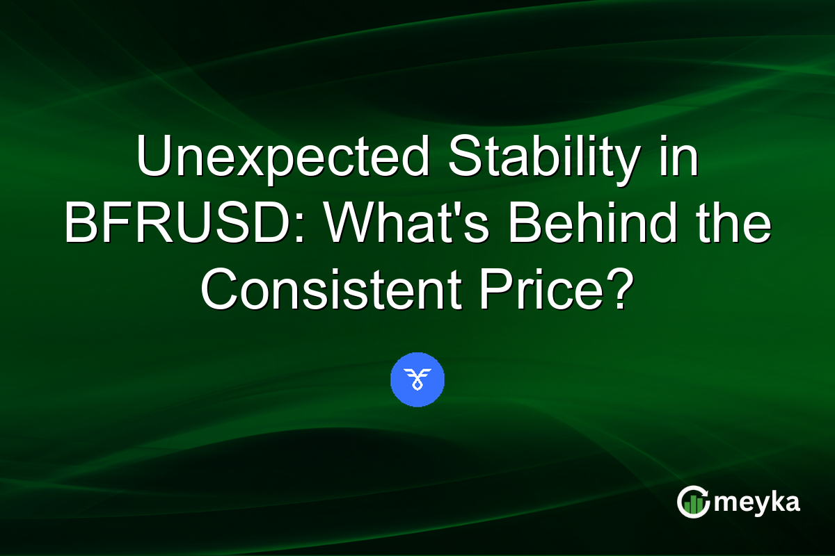 Unexpected Stability in BFRUSD: What's Behind the Consistent Price?