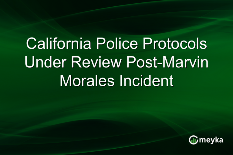 California Police Protocols Under Review Post-Marvin Morales Incident