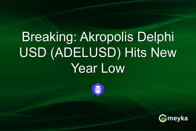 Breaking: Akropolis Delphi USD (ADELUSD) Hits New Year Low