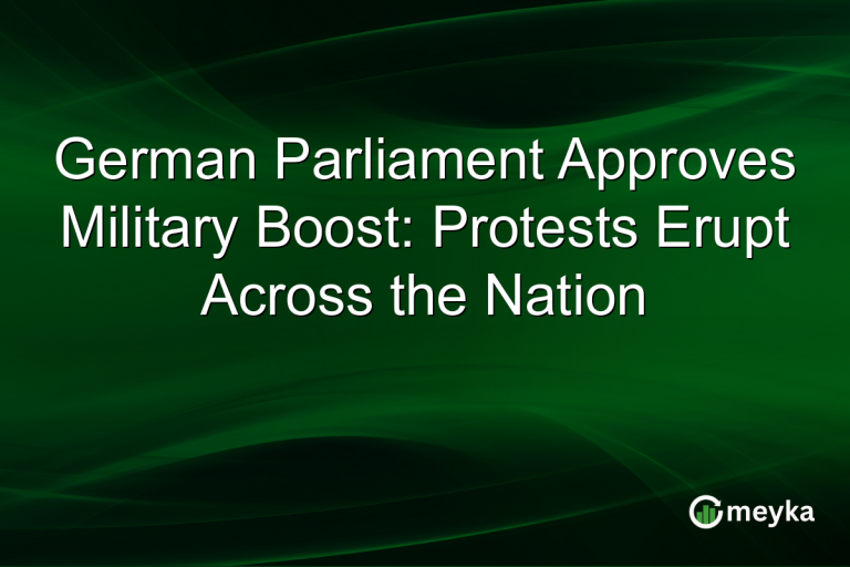 German Parliament Approves Military Boost: Protests Erupt Across the Nation