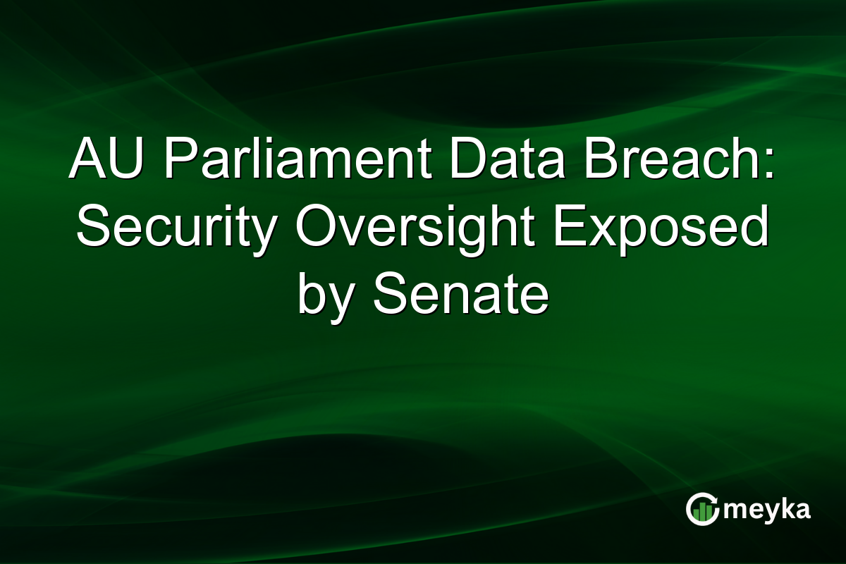 AU Parliament Data Breach: Security Oversight Exposed by Senate
