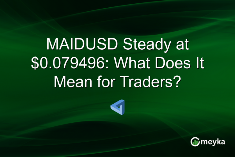 MAIDUSD Steady at $0.079496: What Does It Mean for Traders?
