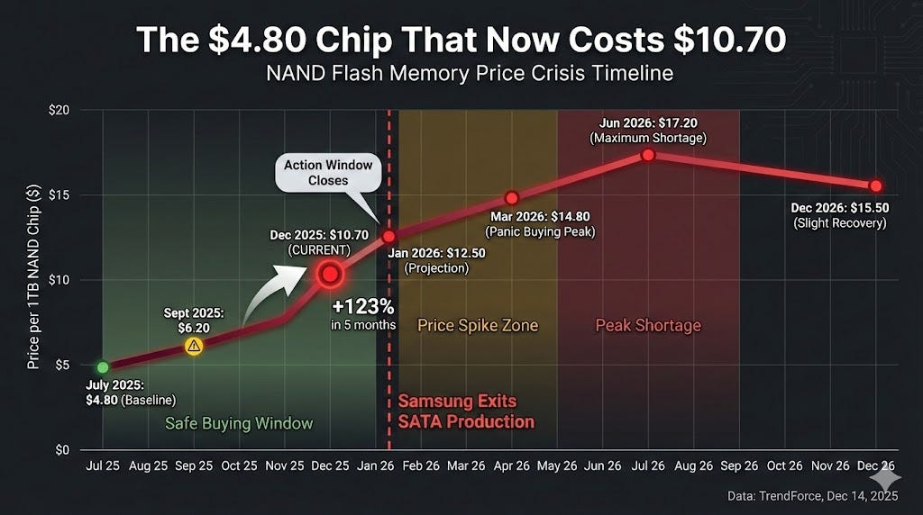 Medium Source: Samsung's SATA SSD Exit, the 2026 Supply Crisis Means for Your Storage Budget