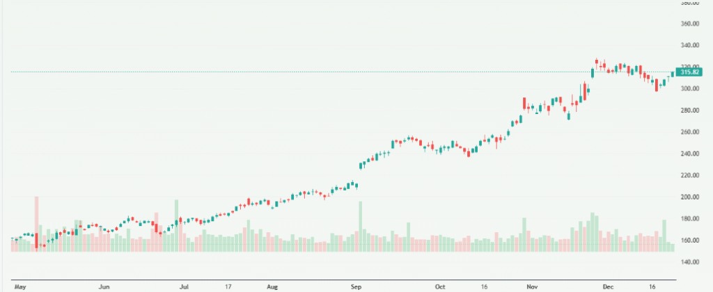 Meyka AI: Alphabet Inc. (GOOG) Stock Overview Over the Year 2025