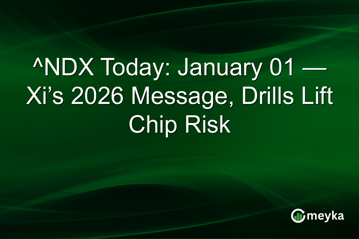 ^NDX Today: January 01 — Xi’s 2026 Message, Drills Lift Chip Risk