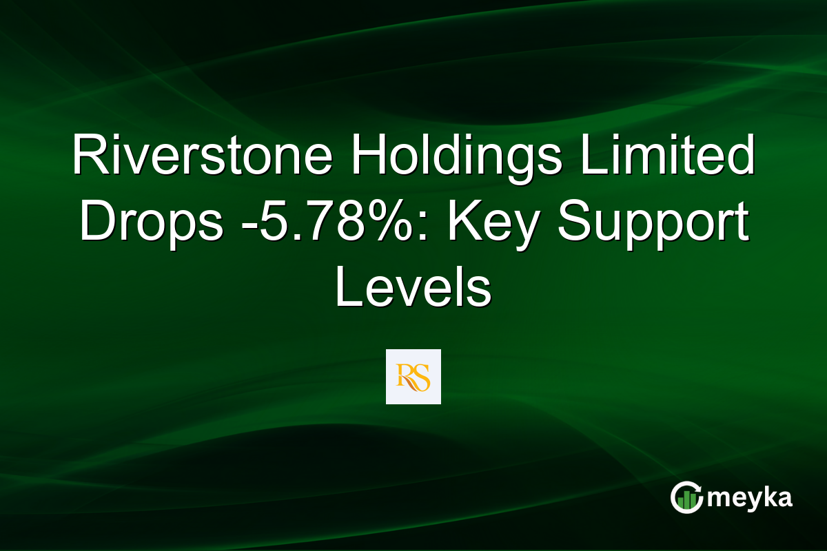 Riverstone Holdings Limited Drops -5.78%: Key Support Levels