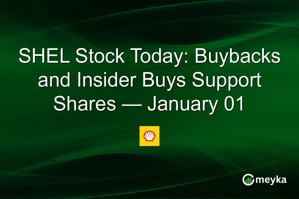 SHEL Stock Today: Buybacks and Insider Buys Support Shares — January 01