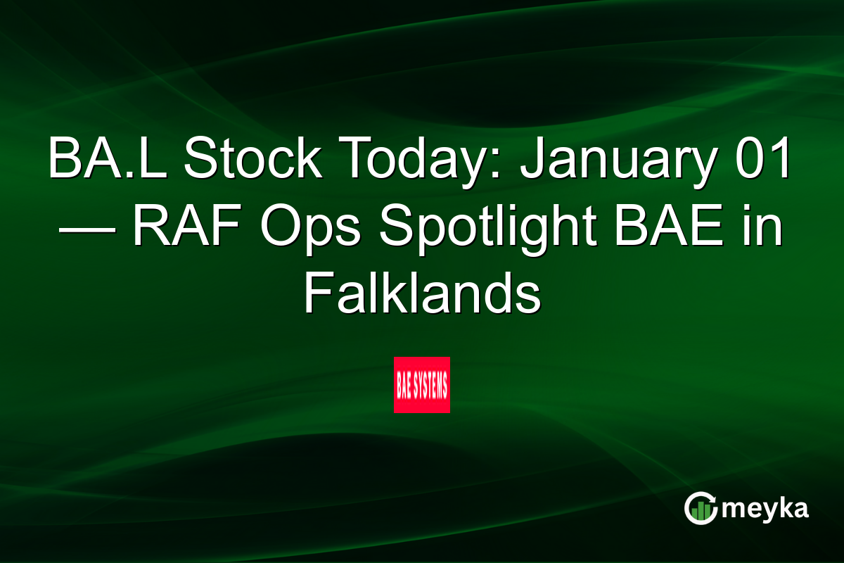 BA.L Stock Today: January 01 — RAF Ops Spotlight BAE in Falklands