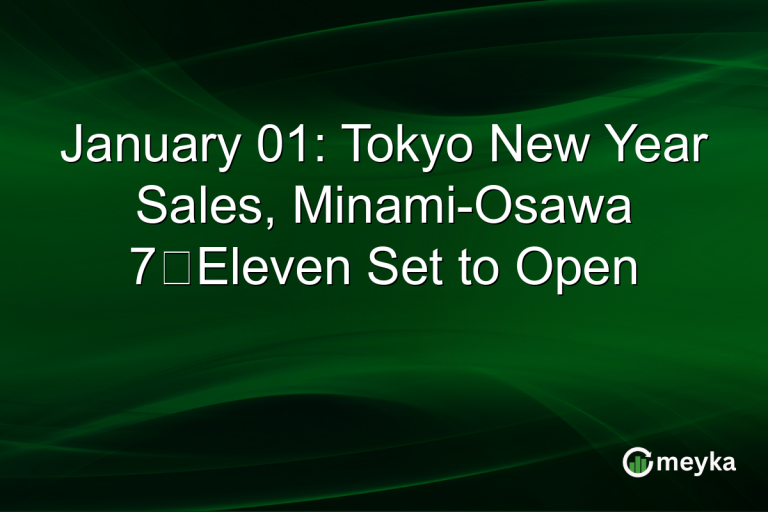January 01: Tokyo New Year Sales, Minami-Osawa 7‑Eleven Set to Open