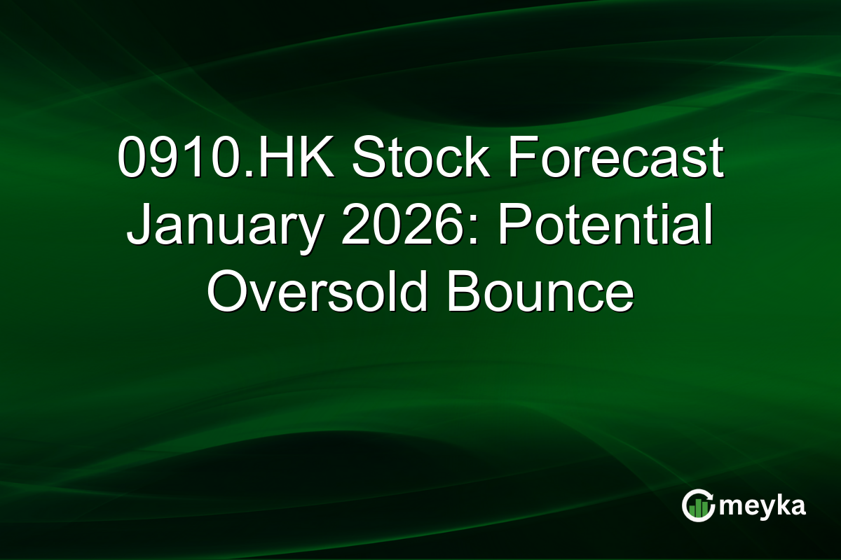 0910.HK Stock Forecast January 2026: Potential Oversold Bounce