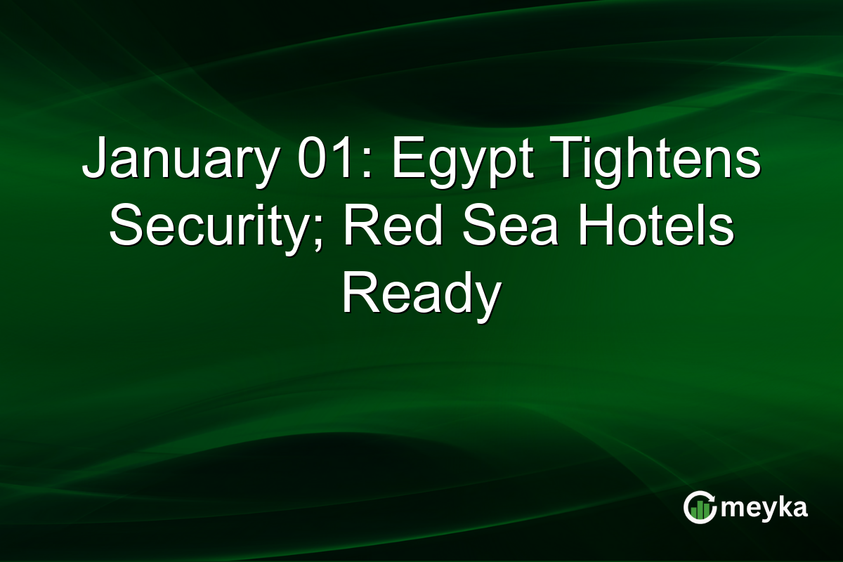 January 01: Egypt Tightens Security; Red Sea Hotels Ready