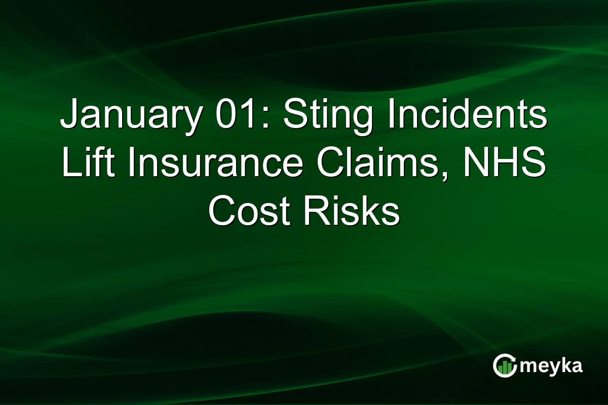 January 01: Sting Incidents Lift Insurance Claims, NHS Cost Risks