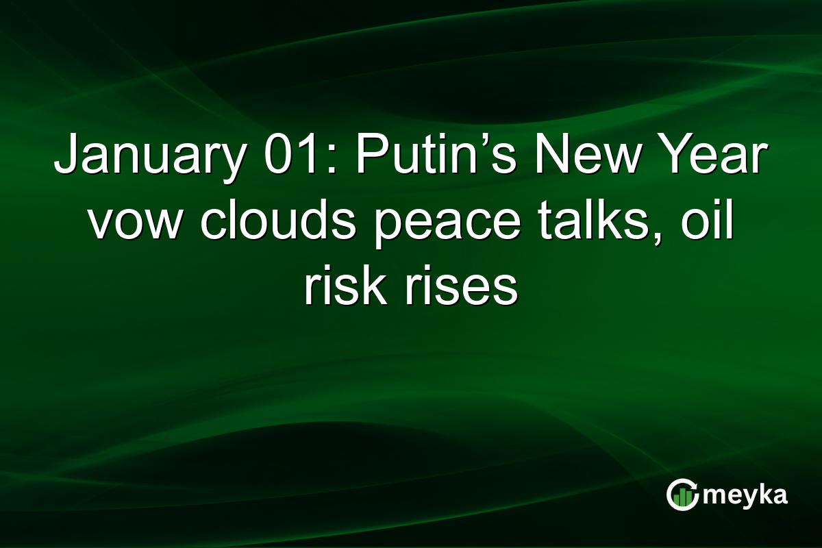 January 01: Putin’s New Year vow clouds peace talks, oil risk rises