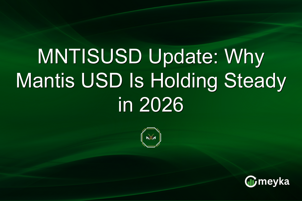 MNTISUSD Update: Why Mantis USD Is Holding Steady in 2026