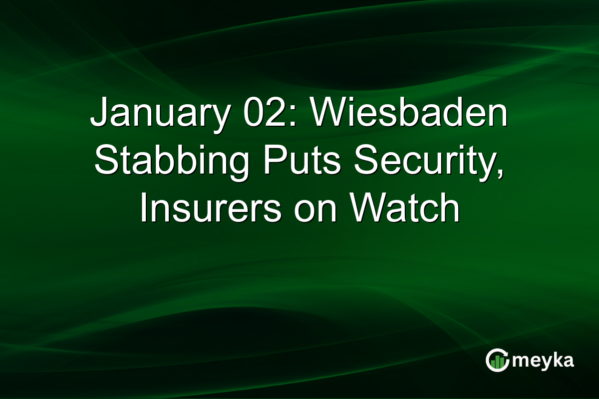 January 02: Wiesbaden Stabbing Puts Security, Insurers on Watch