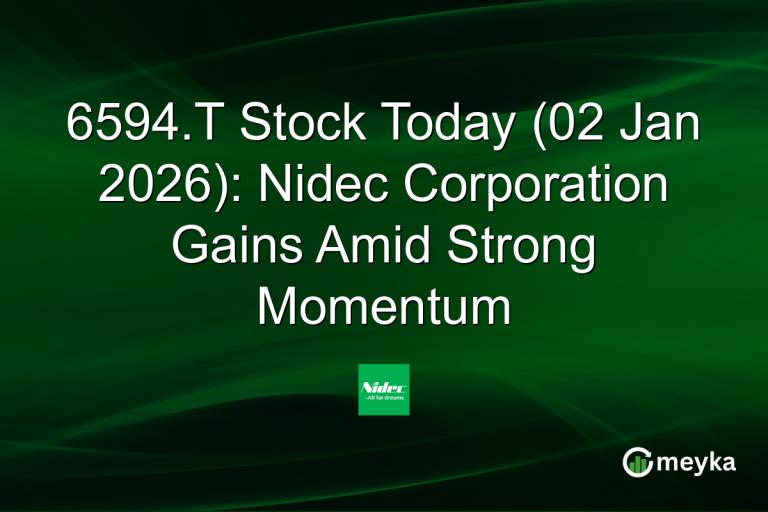 6594.T Stock Today (02 Jan 2026): Nidec Corporation Gains Amid Strong Momentum