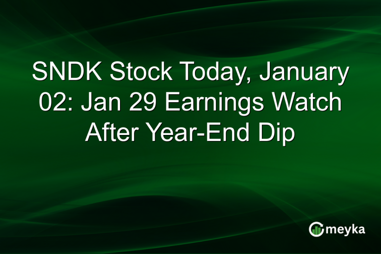 SNDK Stock Today, January 02: Jan 29 Earnings Watch After Year-End Dip