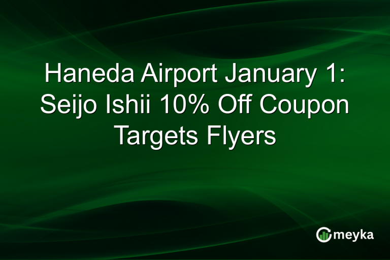 Haneda Airport January 1: Seijo Ishii 10% Off Coupon Targets Flyers