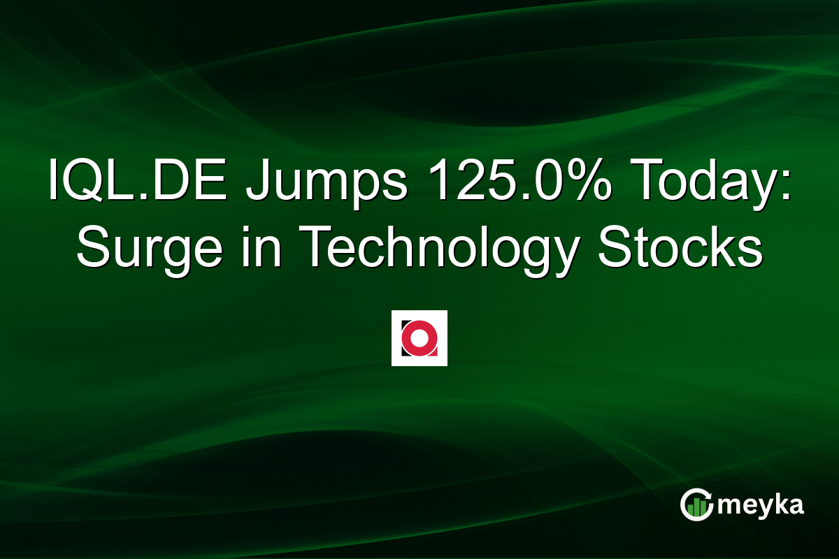 IQL.DE Jumps 125.0% Today: Surge in Technology Stocks