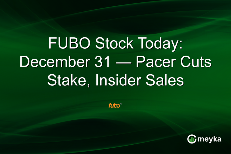 FUBO Stock Today: December 31 — Pacer Cuts Stake, Insider Sales