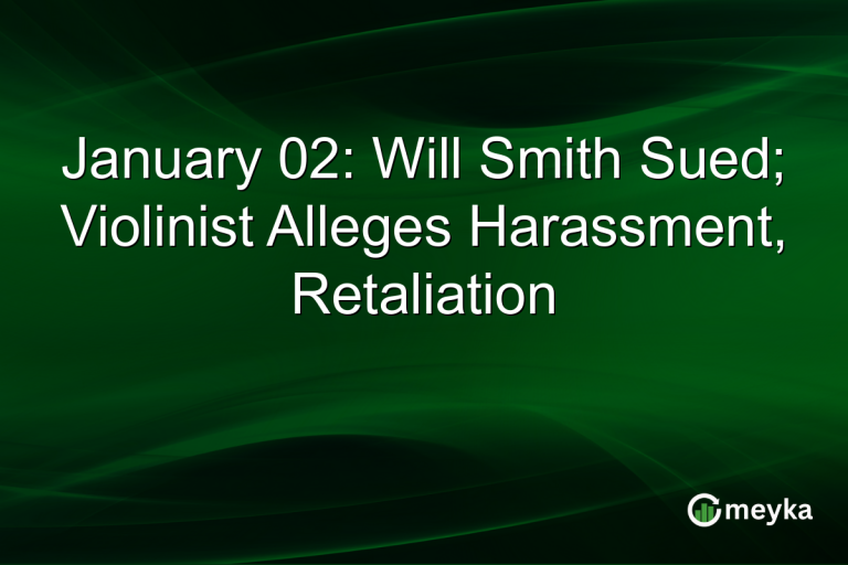 January 02: Will Smith Sued; Violinist Alleges Harassment, Retaliation