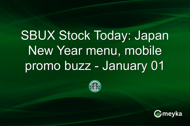 SBUX Stock Today: Japan New Year menu, mobile promo buzz - January 01