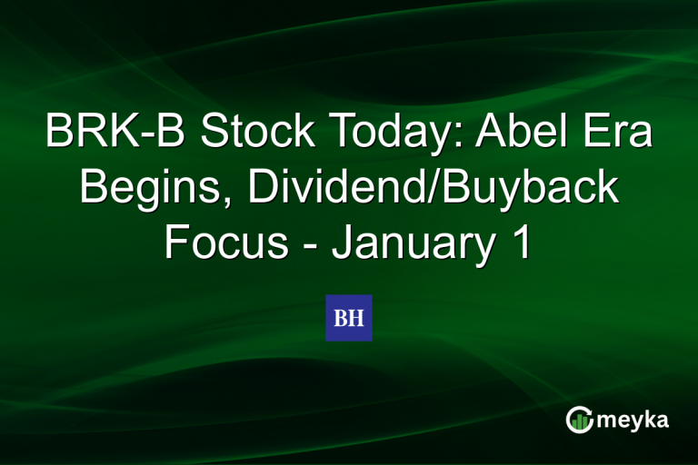 BRK-B Stock Today: Abel Era Begins, Dividend/Buyback Focus - January 1