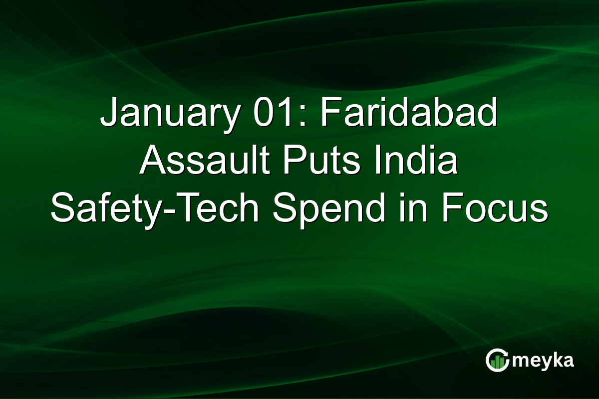 January 01: Faridabad Assault Puts India Safety-Tech Spend in Focus
