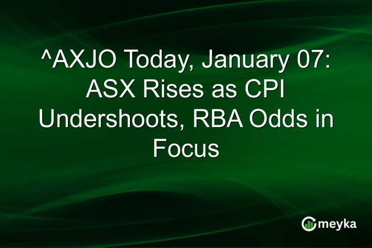 ^AXJO Today, January 07: ASX Rises as CPI Undershoots, RBA Odds in Focus