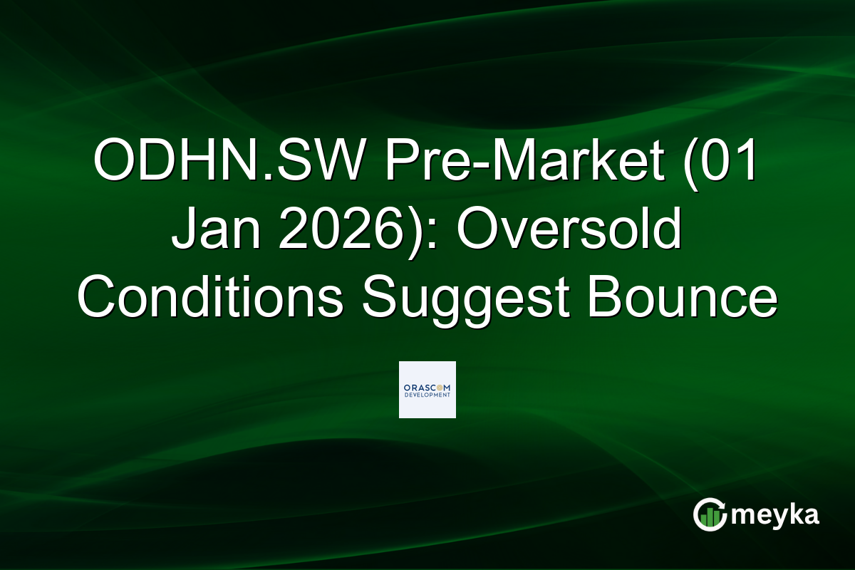 ODHN.SW Pre-Market (01 Jan 2026): Oversold Conditions Suggest Bounce